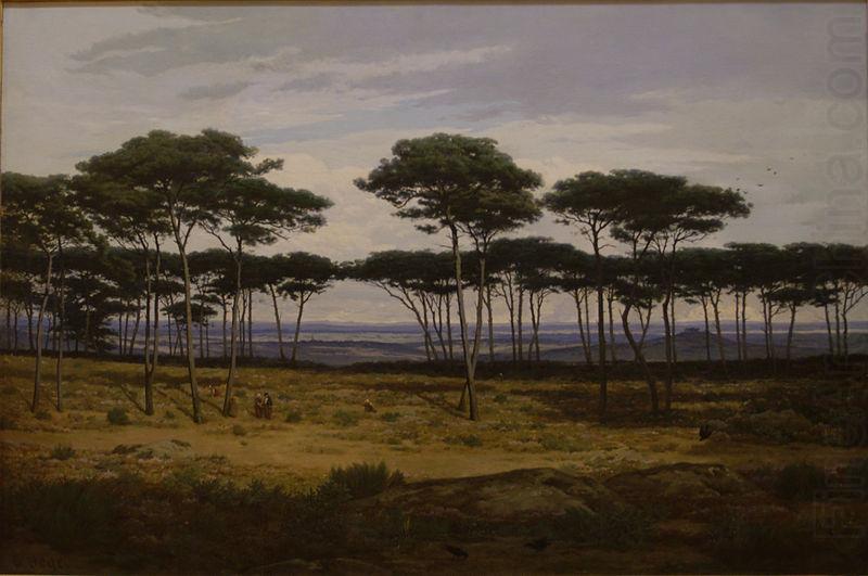 Alexandre N. Roussoff Les pins de Pledeliac china oil painting image
